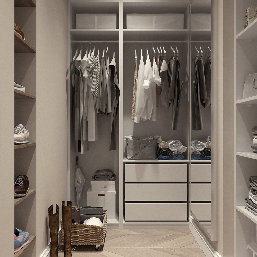 small walk-in closet ideas